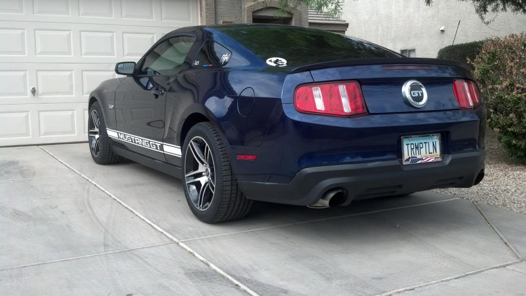 photo 2 Ford Mustang custom wheels   18x9.0, ET , tire size 255/45 R18. 18x10.0 ET 285/40 R18