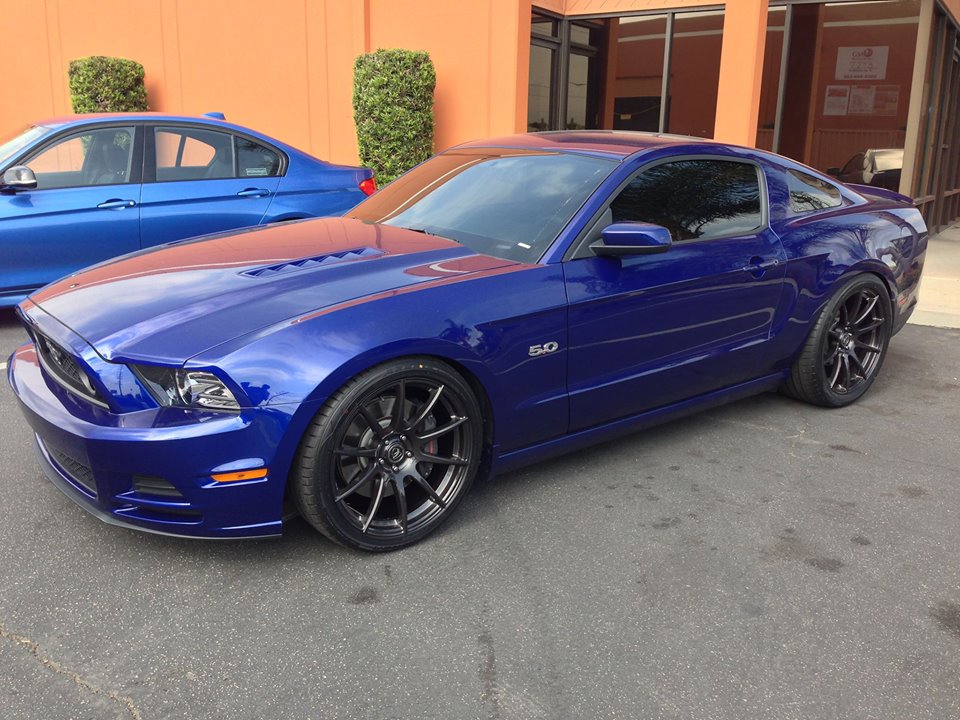 photo 1 Ford Mustang custom wheels Forgestar CF10 20x10.0, ET , tire size 275/35 R20. 20x11.0 ET 315/35 R20