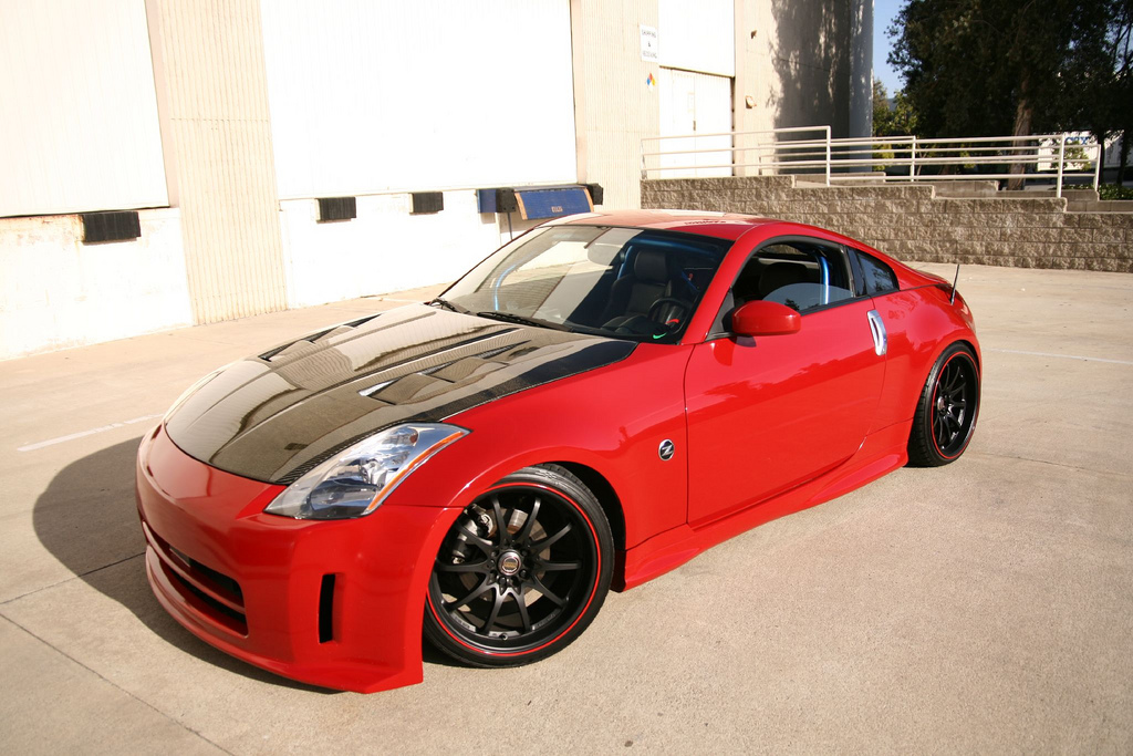 photo 1 Nissan 350Z custom wheels Rays Engineering Volk Racing CE28 19x9.5, ET +17, tire size 245/35 R19. 19x10.5 ET+7 275/30 R19