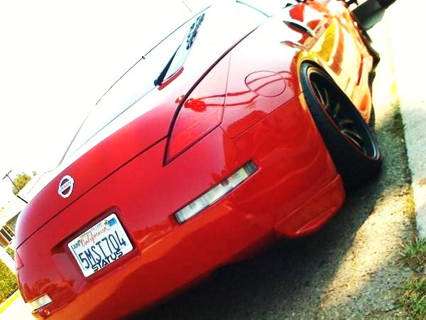 photo 8 Nissan 350Z custom wheels Rays Engineering Volk Racing CE28 19x9.5, ET +17, tire size 245/35 R19. 19x10.5 ET+7 275/30 R19
