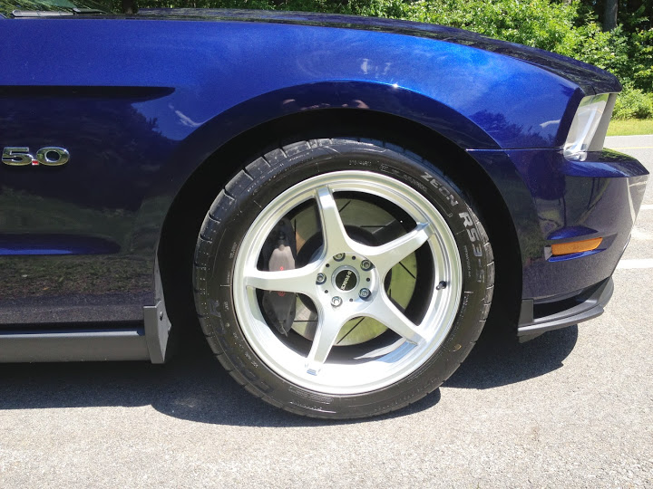 photo 1 Ford Mustang custom wheels D-Force  18x10.0, ET , tire size 275/40 R18. x ET 
