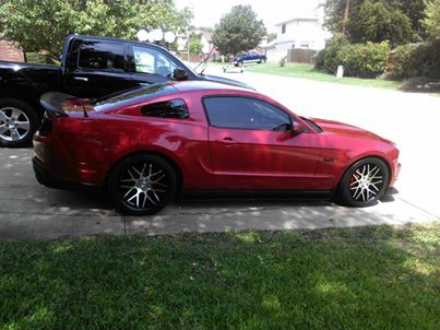 photo 1 Ford Mustang custom wheels Eurotek u06 20x9.0, ET , tire size 285/30 R20. 20x10.0 ET 285/35 R20