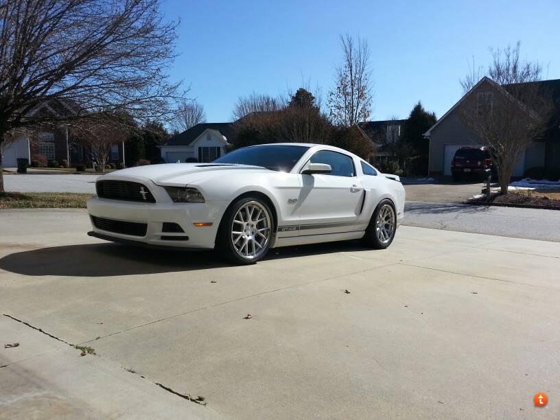 photo 1 Ford Mustang custom wheels Vossen  VVS-CV2 20x9.0, ET , tire size 255/35 R20. 20x10.5 ET 315/35 R20