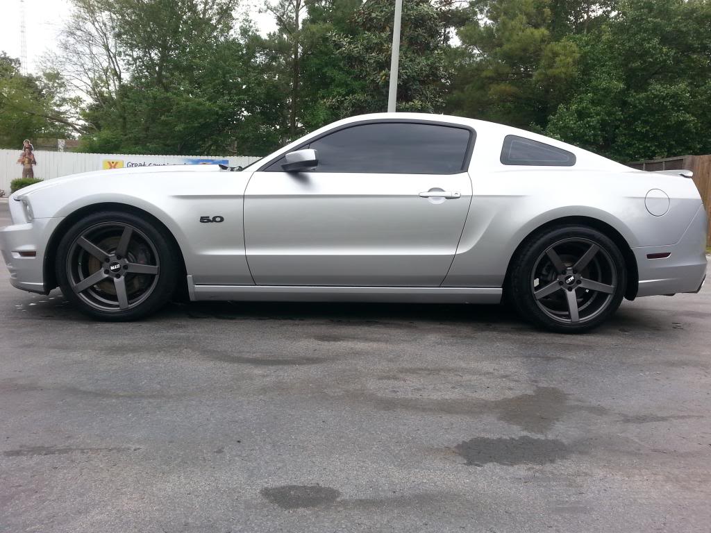 photo 2 Ford Mustang custom wheels STR 607 19x8.5, ET +30, tire size 245/40 R19. 19x10.0 ET+35 285/35 R19