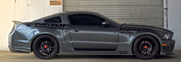 photo 2 Ford Mustang custom wheels Forgestar F14 20x10.5, ET +5, tire size X R20. 20x12.0 ET+25