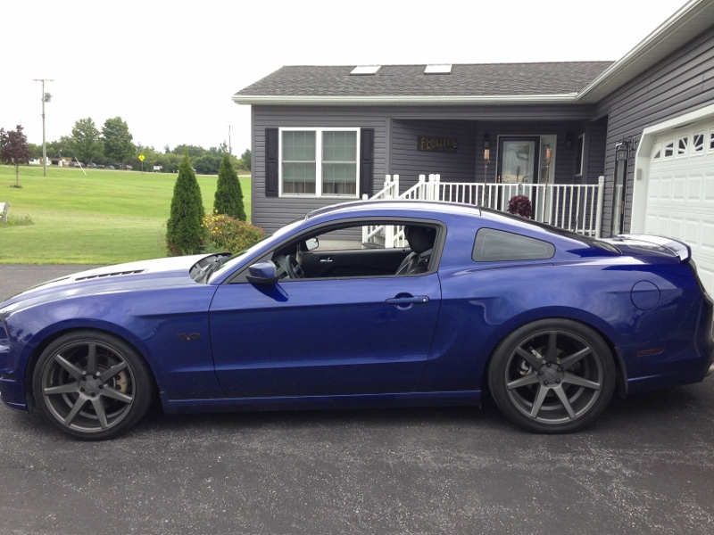 photo 1 Ford Mustang custom wheels Vossen CV7 20x9.0, ET , tire size X R20. 20x10.5 ET
