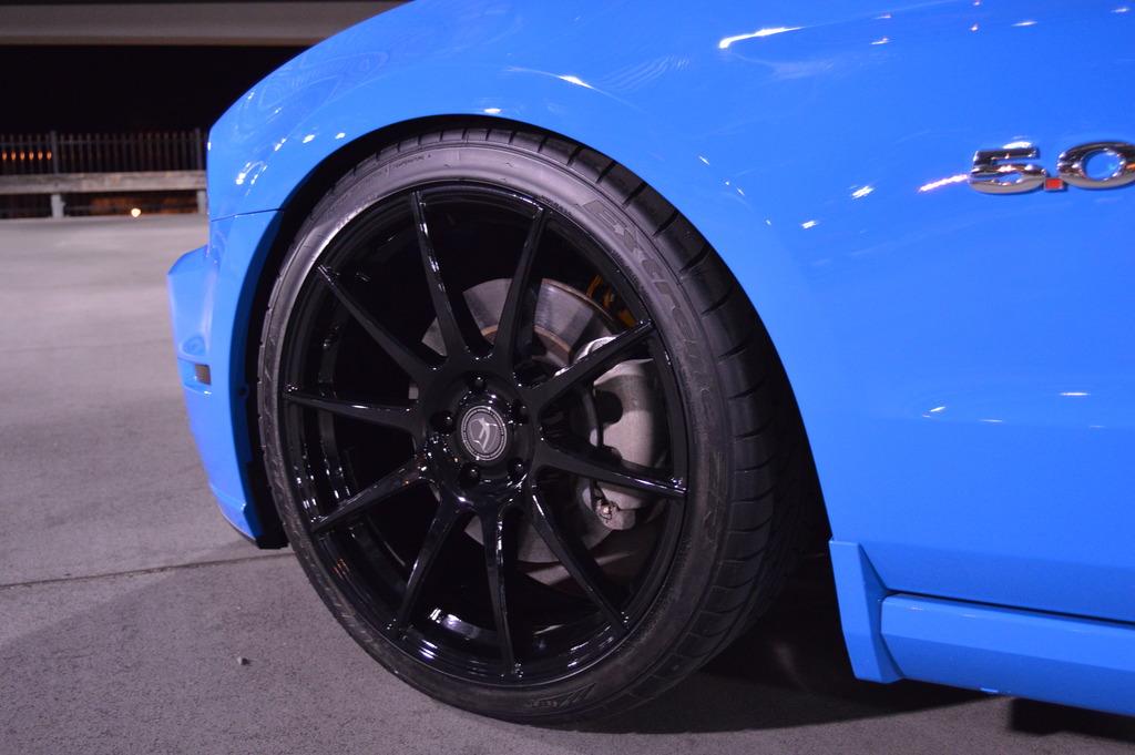 photo 1 Ford Mustang custom wheels Forgestar  CF10 20x9.0, ET +35, tire size 255/35 R20. 20x11.0 ET+56 305/35 R20