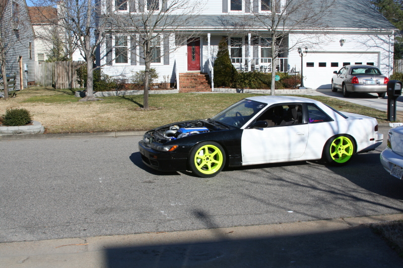 photo 1 Nissan S13 custom wheels Gram Lights 57d 17x9.0, ET +12, tire size 215/45 R17. x ET