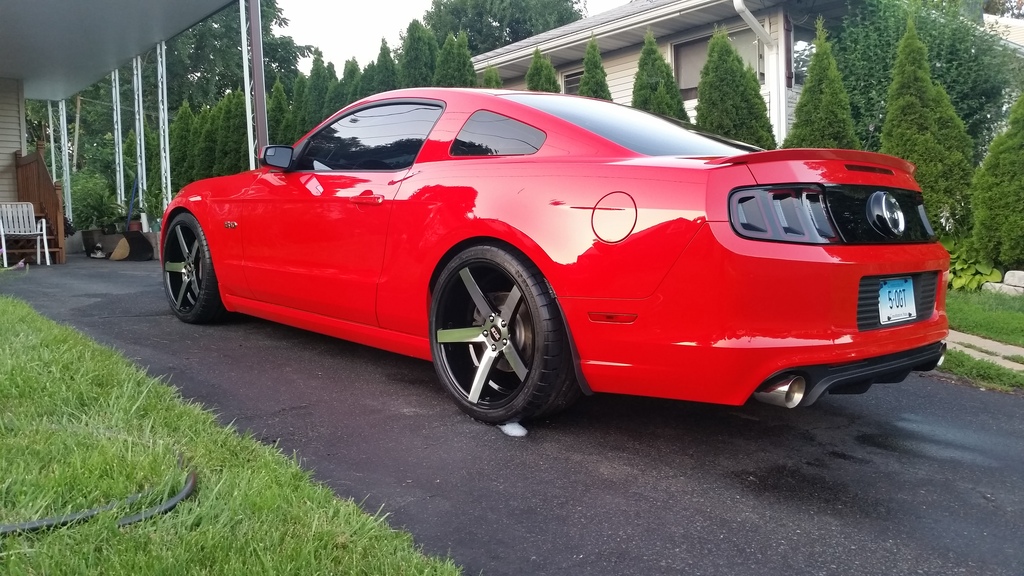 photo 2 Ford Mustang custom wheels STR 607 20x9.0, ET +35, tire size 255/35 R20. 20x10.5 ET+40 295/30 R20
