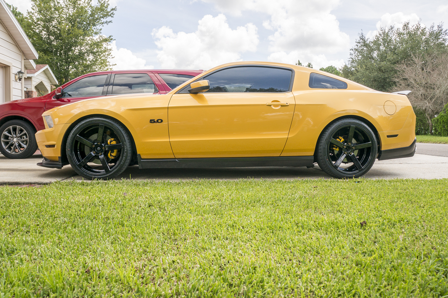 photo 2 Ford Mustang custom wheels Foose DF5 20x8.5, ET , tire size 255/35 R20. 20x10.0 ET 275/35 R20
