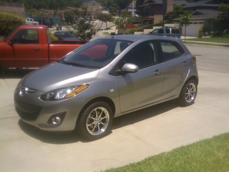 photo 1 Mazda Mazda2 custom wheels Konig Brite-Lite 15x6.5, ET +40, tire size 205/50 R15. x ET 
