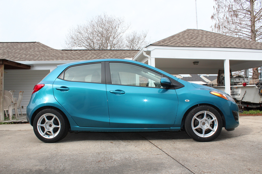 photo 1 Mazda Mazda2 custom wheels Kosei  K1 15x7.0, ET +25, tire size 205/50 R15. x ET 