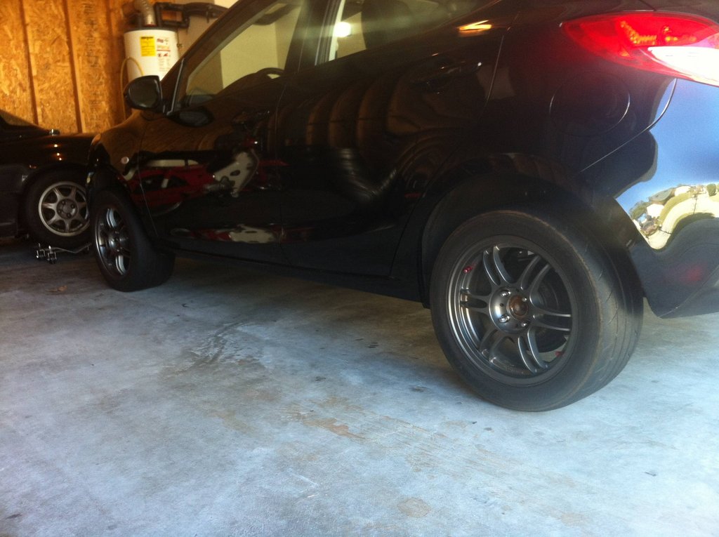 photo 1 Mazda Mazda2 custom wheels Kosei K1-TS 15x7.0, ET +38, tire size 225/45 R15. x ET