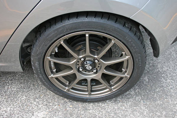 photo 2 Mazda Mazda2 custom wheels Sparco Assetto Gara 16x7.0, ET +37, tire size 205/45 R16. x ET