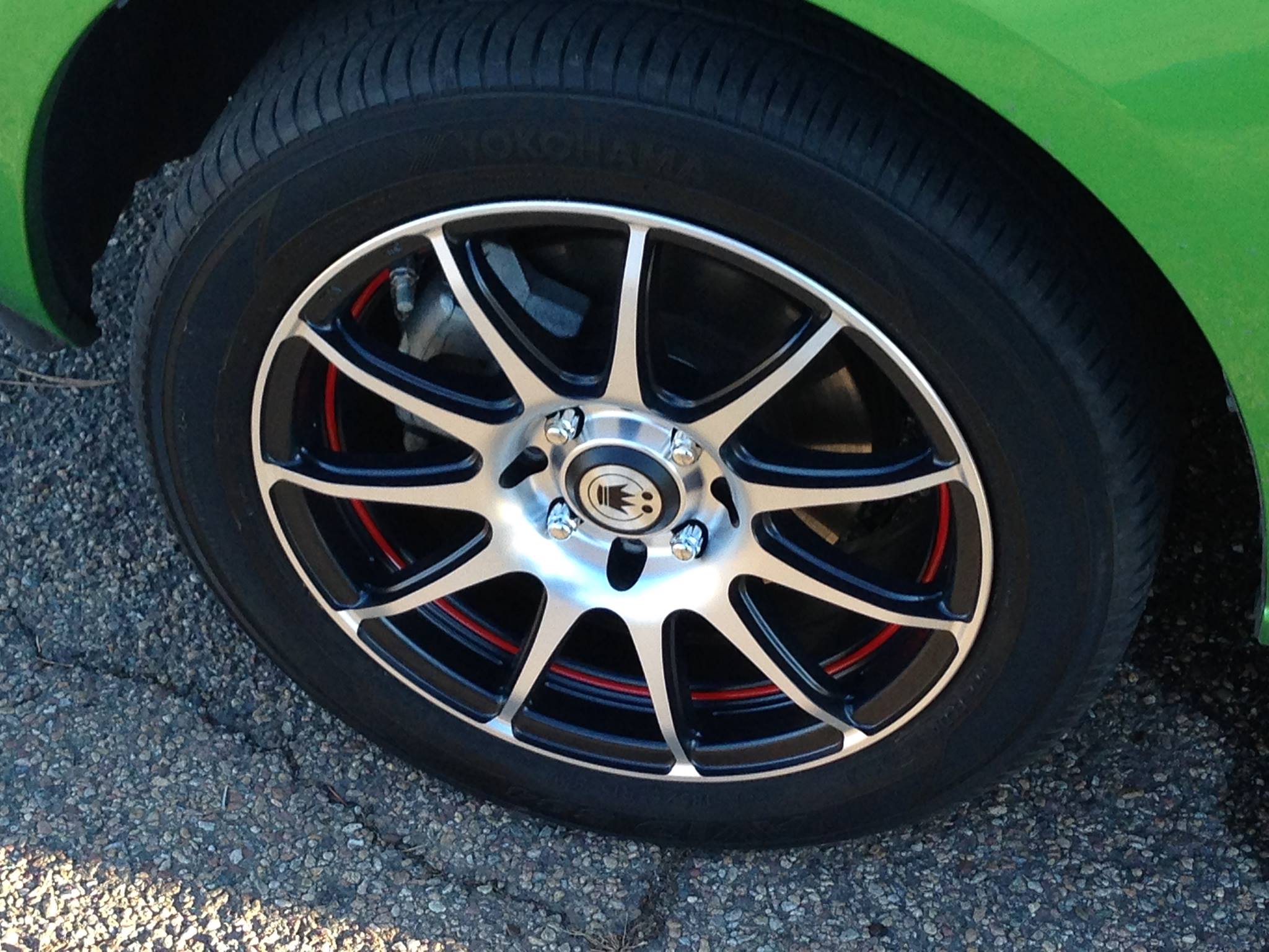 photo 1 Mazda Mazda2 custom wheels Konig Zero-In  15x6.5, ET +38, tire size 185/55 R15. x ET 