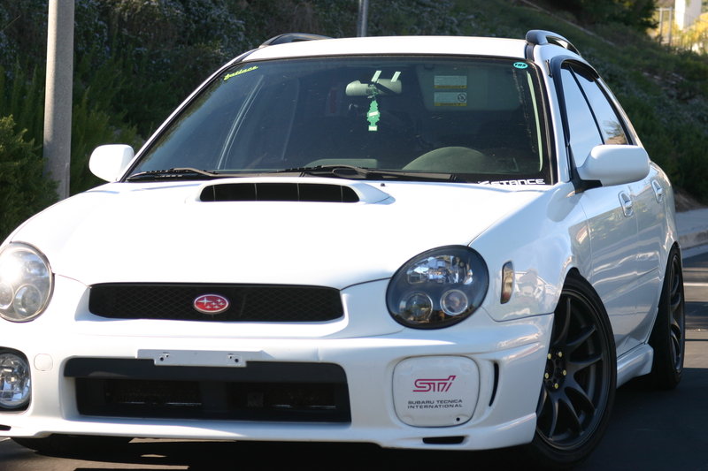 photo 11 Subaru Impreza WRX custom wheels Work Wheels Emotion CRKai 17x9.0, ET +34, tire size 235/40 R17. 17x9.0 ET+41 