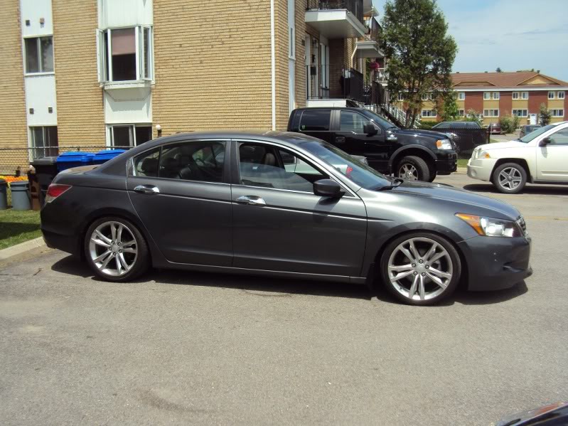 photo 2 Honda Accord custom wheels Hydundai Genesis 19x8.0, ET +35, tire size X R19. 19x8.5 ET