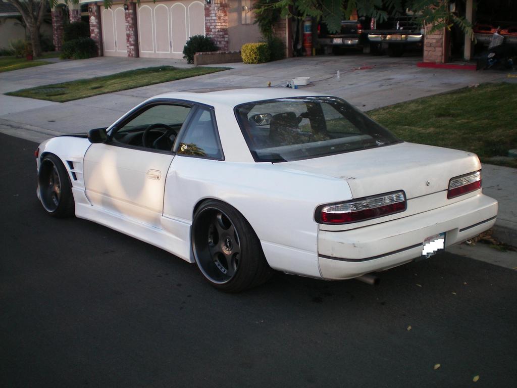 photo 2 Nissan S13 custom wheels Work Wheels Euroline Stitch 18x10.0, ET -6, tire size 225/35 R18. 18x12.0 ET-7 265/35 R18