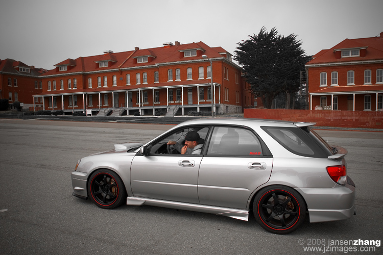 photo 1 Subaru Impreza WRX custom wheels Rays Engineering Gram Lights 57Maximum 18x8.5, ET +45, tire size 235/40 R18. 18x8.5 ET+40 