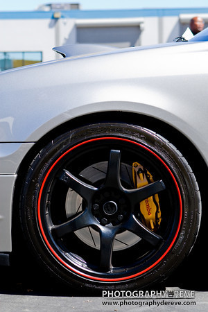 photo 5 Subaru Impreza WRX custom wheels Rays Engineering Gram Lights 57Maximum 18x8.5, ET +45, tire size 235/40 R18. 18x8.5 ET+40 