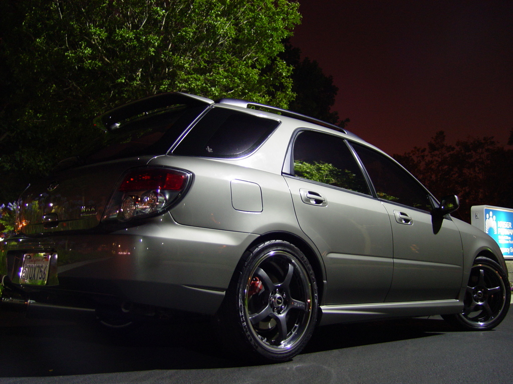 photo 3 Subaru Impreza WRX custom wheels Rays Engineering G-games 77W Vaio 18x7.5, ET +48, tire size 235/40 R18. x ET 