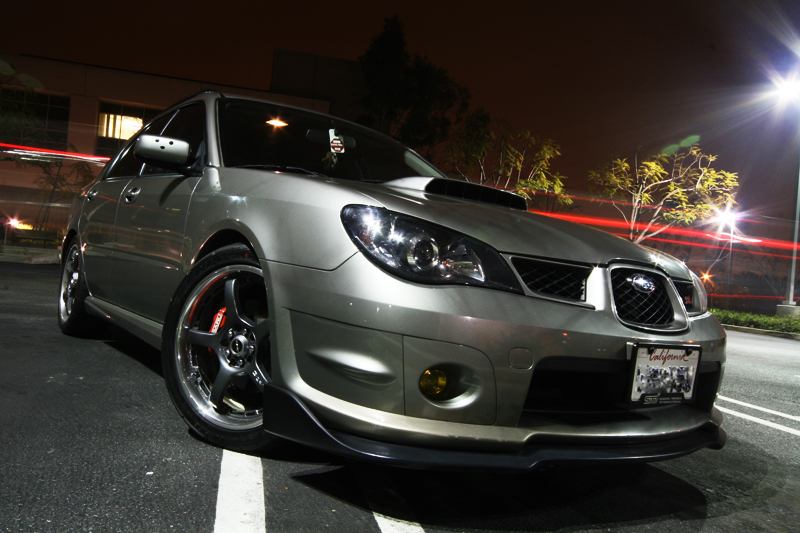 photo 4 Subaru Impreza WRX custom wheels Rays Engineering G-games 77W Vaio 18x7.5, ET +48, tire size 235/40 R18. x ET 