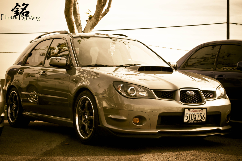 photo 7 Subaru Impreza WRX custom wheels Rays Engineering G-games 77W Vaio 18x7.5, ET +48, tire size 235/40 R18. x ET 