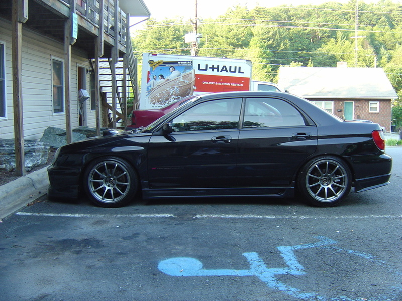 photo 1 Subaru Impreza WRX custom wheels Rota G-Force 18x9.0, ET +35, tire size 235/40 R18. x ET 