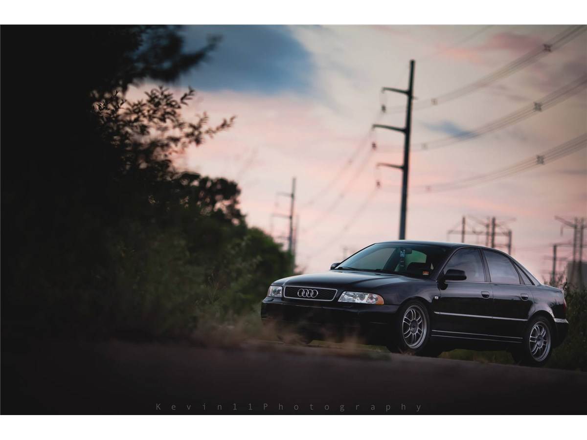 photo 2 Audi A4 custom wheels Enkei RPF1s 17x8.0, ET +35, tire size 245/40 R17. x ET 