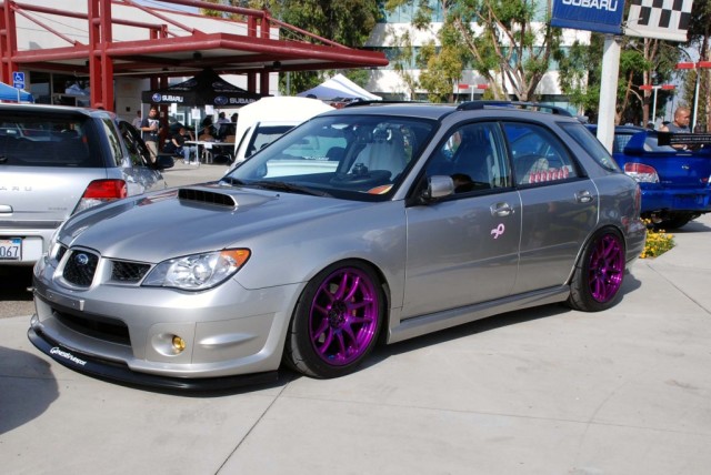 photo 1 Subaru Impreza WRX custom wheels Work Wheels Emotion CRKai 17x9.0, ET +44, tire size 225/45 R17. x ET