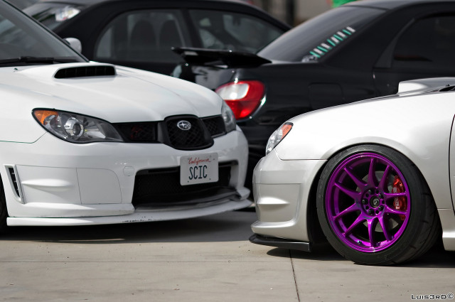 photo 3 Subaru Impreza WRX custom wheels Work Wheels Emotion CRKai 17x9.0, ET +44, tire size 225/45 R17. x ET