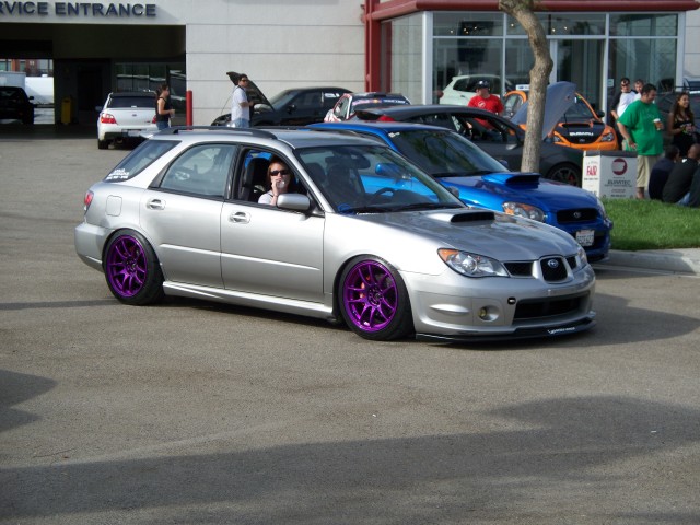 photo 6 Subaru Impreza WRX custom wheels Work Wheels Emotion CRKai 17x9.0, ET +44, tire size 225/45 R17. x ET