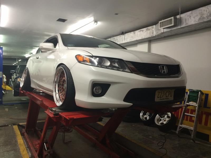photo 2 Honda Accord custom wheels Avant Garde F140 19x10.5, ET +20, tire size X R19. 19x11.0 ET-5