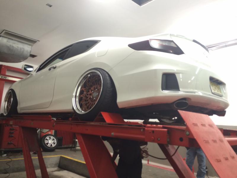 photo 3 Honda Accord custom wheels Avant Garde F140 19x10.5, ET +20, tire size X R19. 19x11.0 ET-5