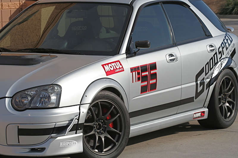 photo 5 Subaru Impreza WRX custom wheels Work Wheels Emotion CRKai 17x9.0, ET +44, tire size 255/40 R17. x ET 