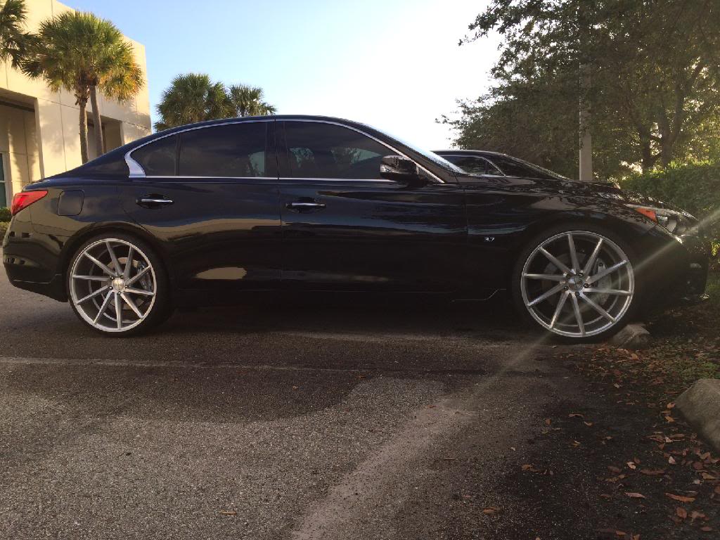 photo 3 Infiniti Q50 custom wheels Vossen CVT's 20x9.0, ET , tire size X R20. 22x10.5 ET 