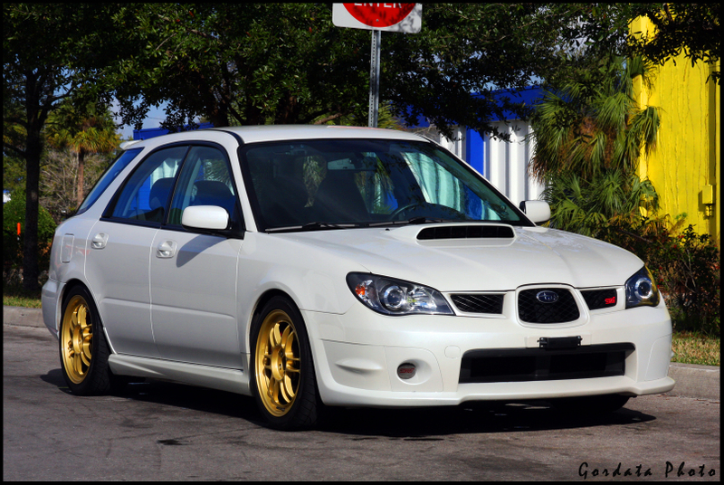photo 2 Subaru Impreza WRX custom wheels Enkei RPF1 17x8.0, ET +40, tire size 235/40 R17. x ET 
