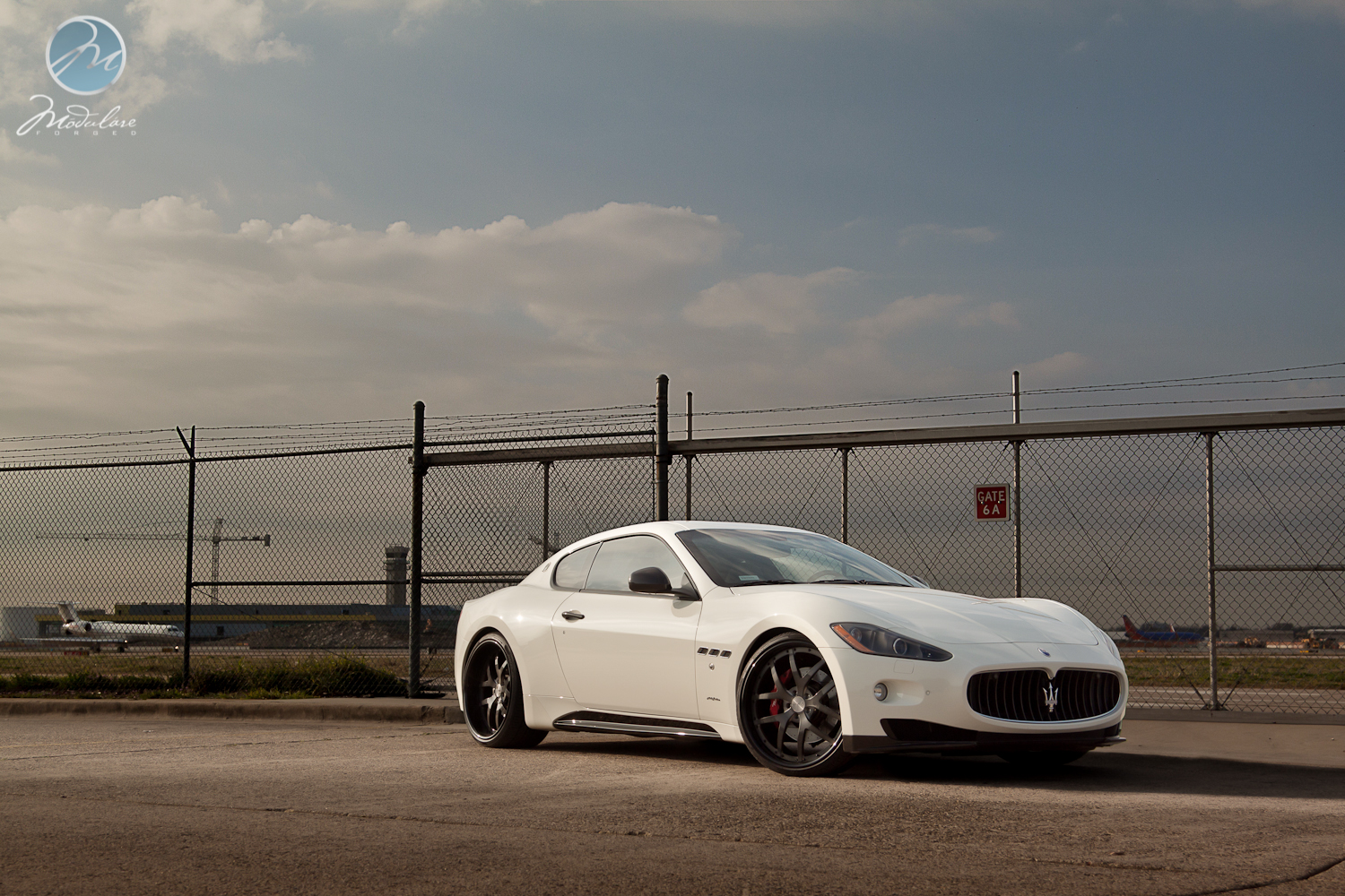 photo 7 Maserati GranTurismo custom wheels Modulare M18 22x9.0, ET , tire size 245/30 R22. 22x12.0 ET 315/25 R22