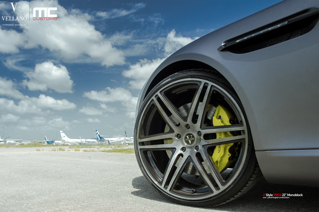 photo 1 Aston Martin DB9 custom wheels Vellano VM14 22x, ET , tire size X R22. x ET