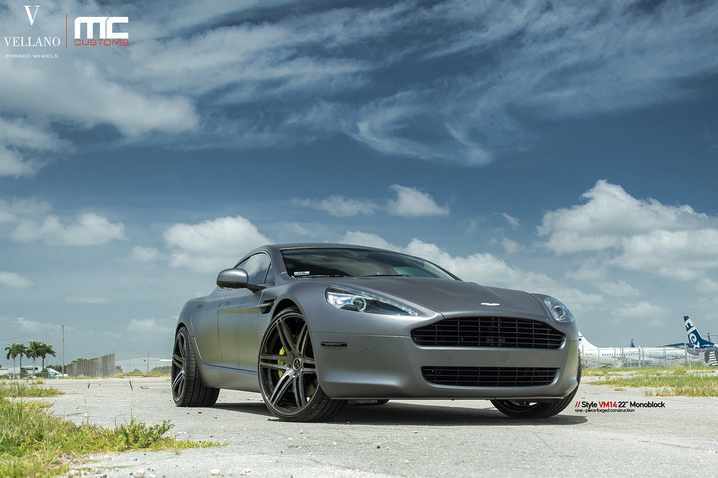 photo 5 Aston Martin DB9 custom wheels Vellano VM14 22x, ET , tire size X R22. x ET