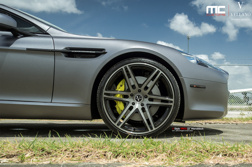 photo 2 Aston Martin DB9 custom wheels Vellano VM14 22x, ET , tire size X R22. x ET