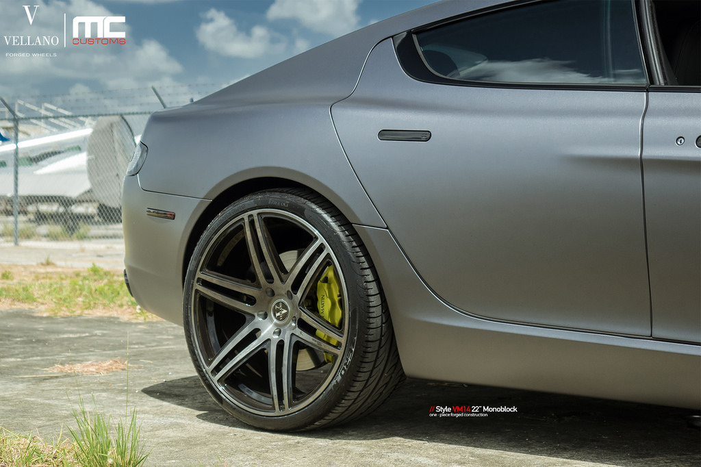 photo 3 Aston Martin DB9 custom wheels Vellano VM14 22x, ET , tire size X R22. x ET