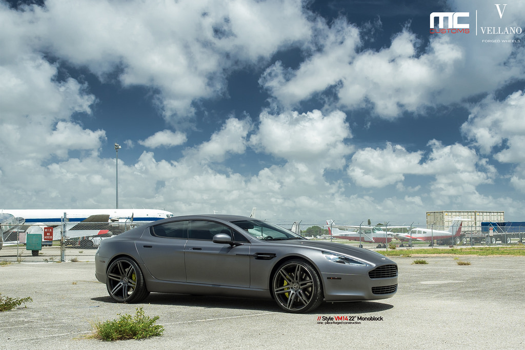 photo 14 Aston Martin DB9 custom wheels Vellano VM14 22x, ET , tire size X R22. x ET