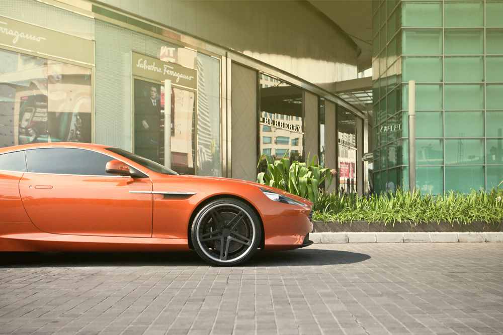 photo 1 Aston Martin Virage custom wheels Modulare   21x9.0, ET , tire size 255/30 R21. 21x10.5 ET 295/25 R21