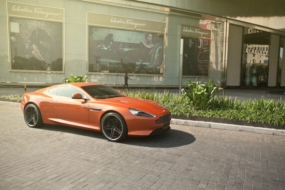 photo 2 Aston Martin Virage custom wheels Modulare   21x9.0, ET , tire size 255/30 R21. 21x10.5 ET 295/25 R21