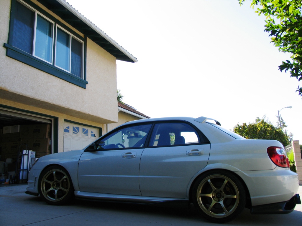 photo 1 Subaru Impreza WRX STi custom wheels Advan RGII 18x10.0, ET +35, tire size 265/35 R18. x ET 