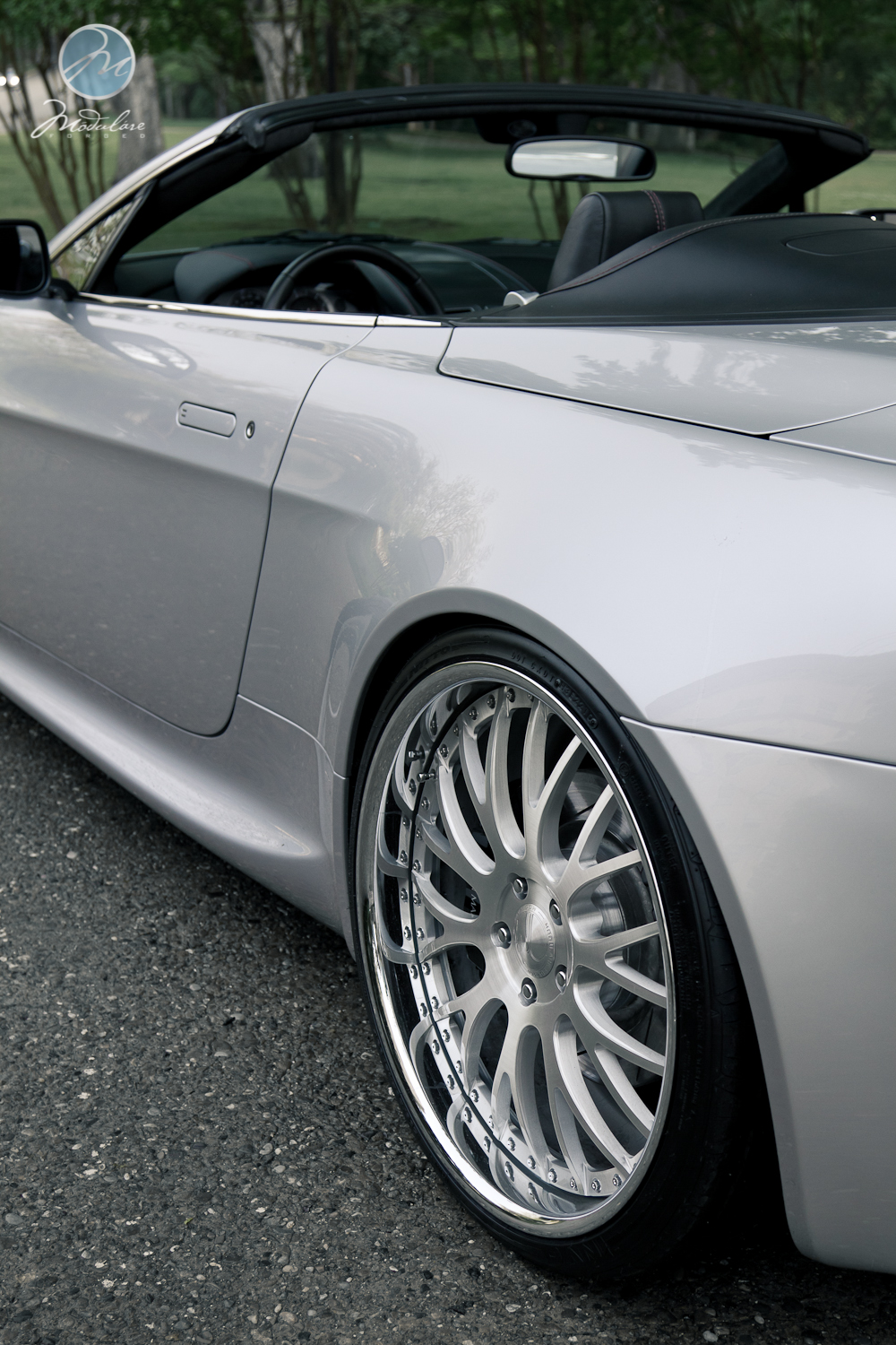 photo 4 Aston Martin V8 Vantage custom wheels Modulare  M24 3 21x9.0, ET , tire size 255/30 R21. 21x10.5 ET 295/25 R21