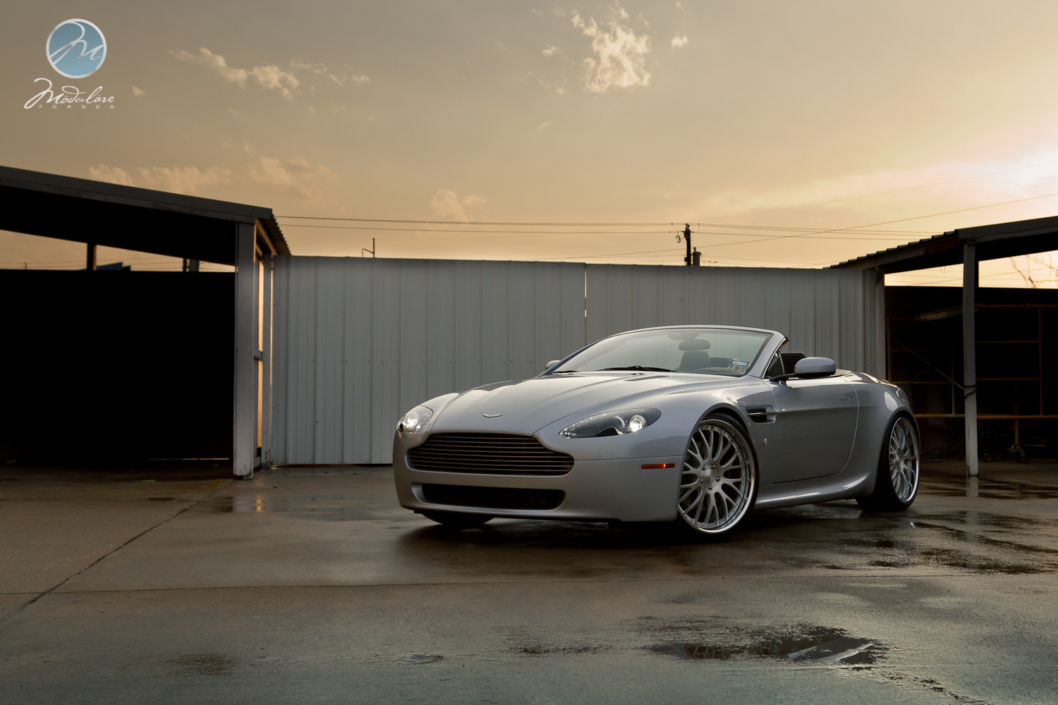 photo 7 Aston Martin V8 Vantage custom wheels Modulare  M24 3 21x9.0, ET , tire size 255/30 R21. 21x10.5 ET 295/25 R21