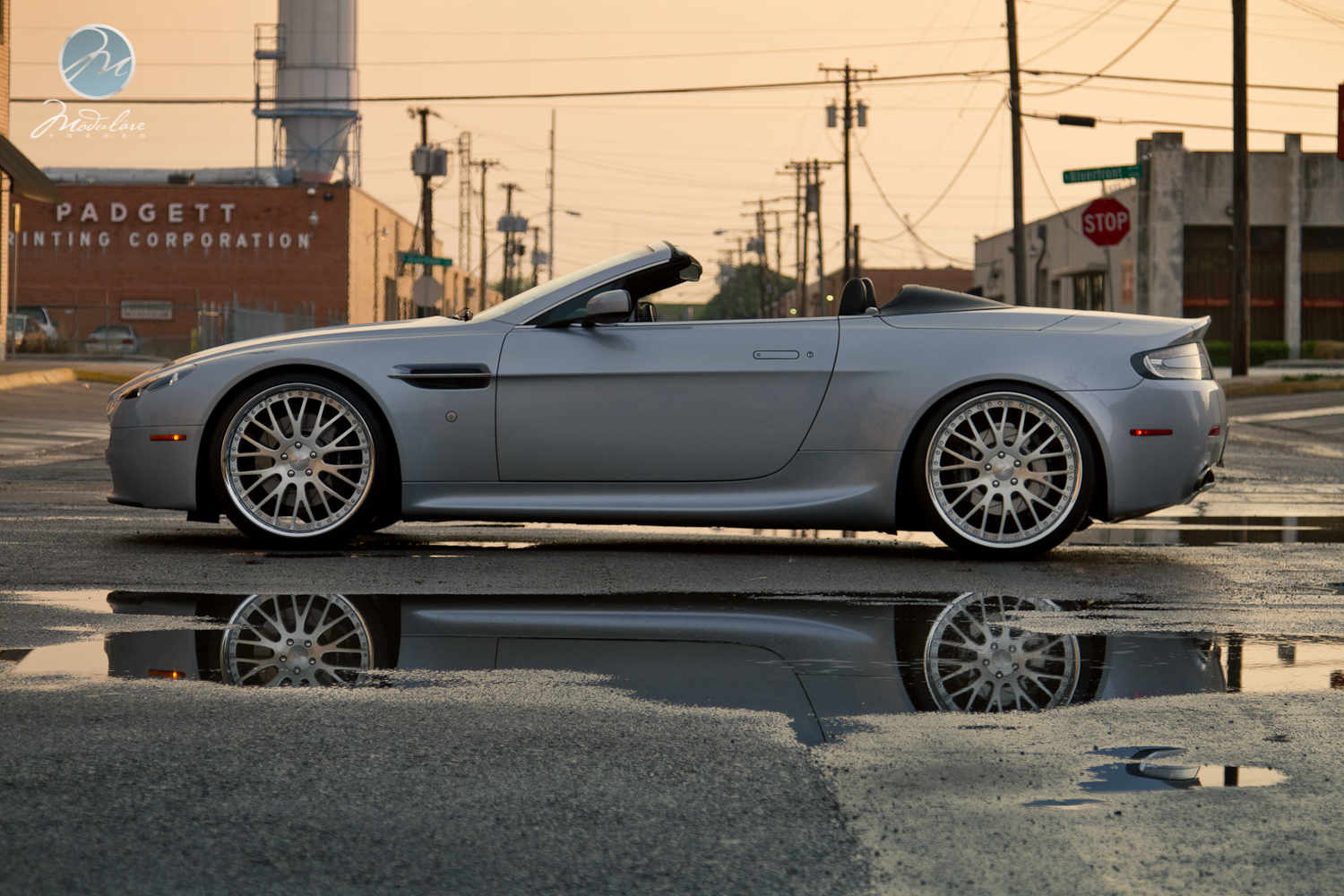 photo 8 Aston Martin V8 Vantage custom wheels Modulare  M24 3 21x9.0, ET , tire size 255/30 R21. 21x10.5 ET 295/25 R21