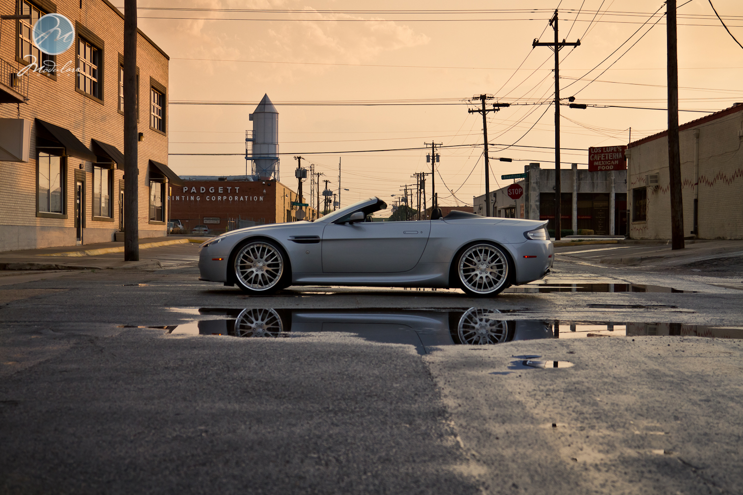 photo 9 Aston Martin V8 Vantage custom wheels Modulare  M24 3 21x9.0, ET , tire size 255/30 R21. 21x10.5 ET 295/25 R21